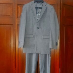 Chaps Size 16 Gray Suit